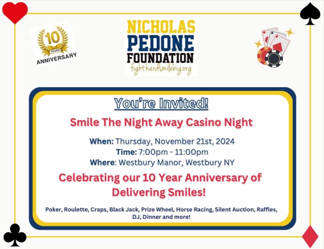 10th Anniversary Casino Night Celebration