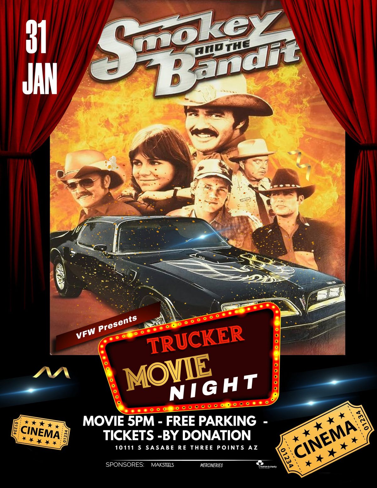 Smokey and the Bandit Movie Night