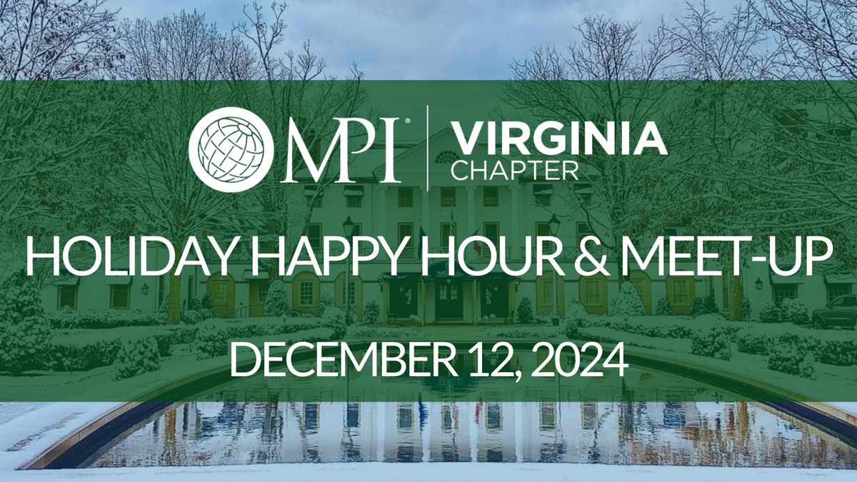 MPI Virginia December Chapter Meet-Up