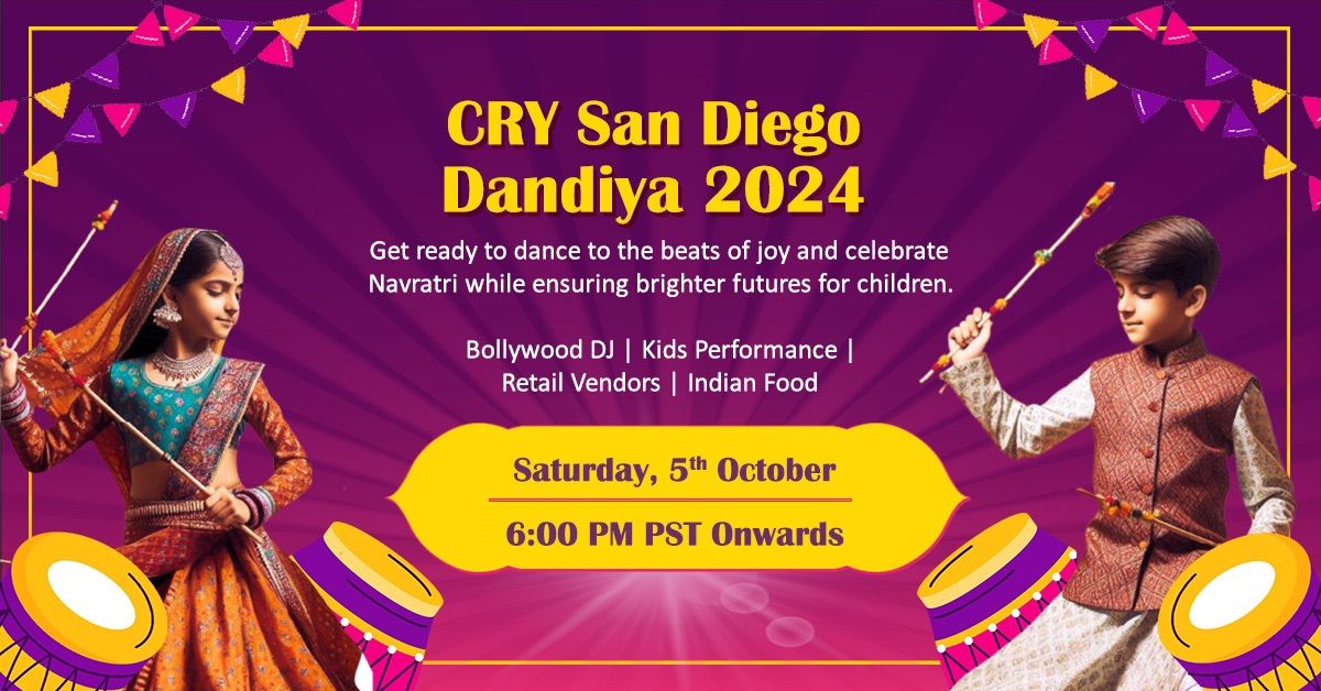 CRY San Diego Dandiya - 2024