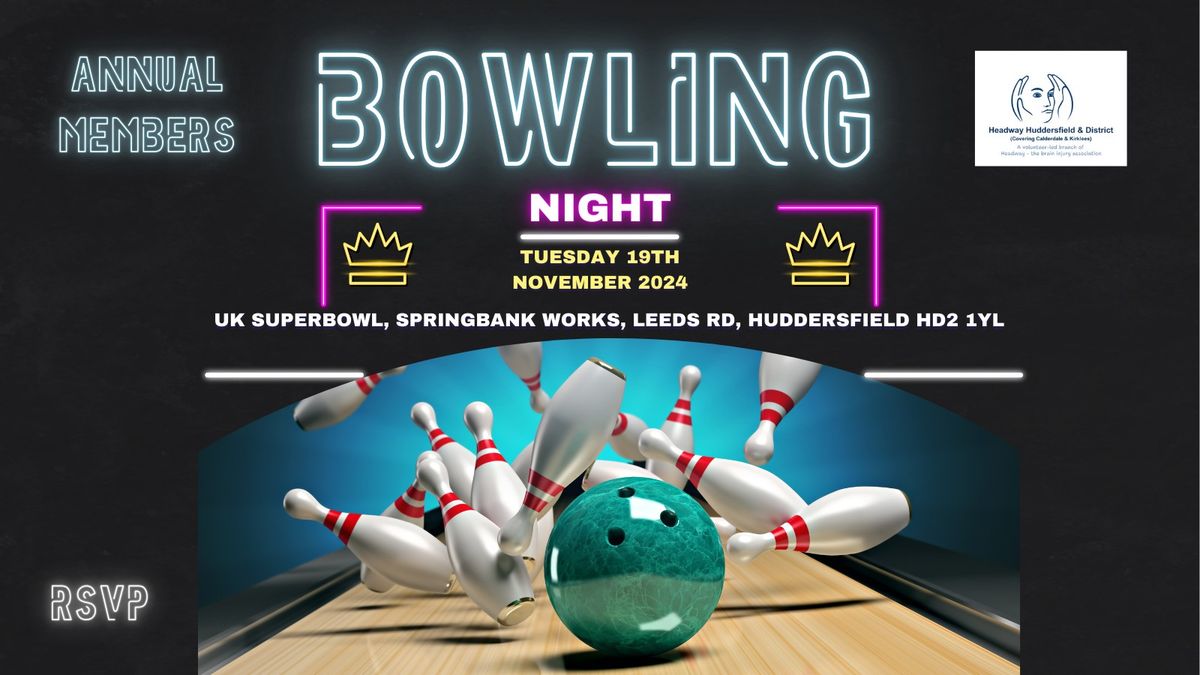 Annual Bowling Night November 2024