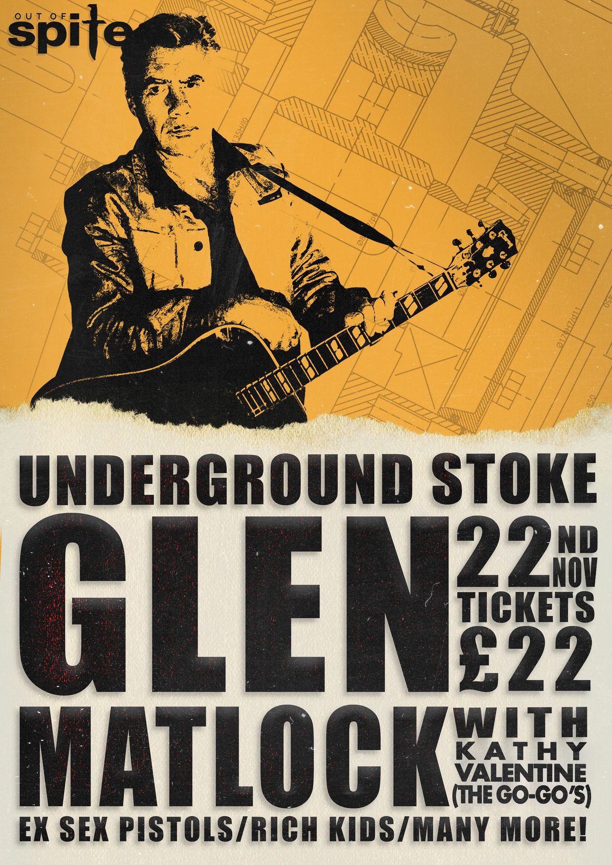 GLEN MATLOCK (EX SEX PISTOLS \/ RICH KIDS) 