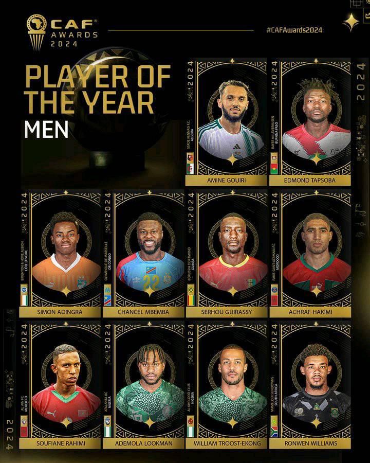 CAFAWARDS MEN 2024