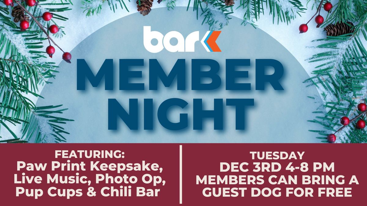 December Member Night