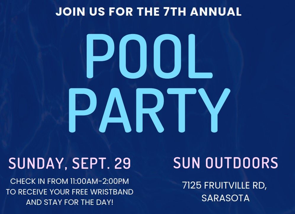 T1D Family Pool Party at Sun Outdoors, Sarasota