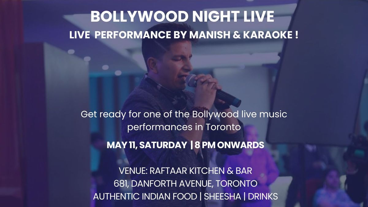 Bollywood Night Live with Manish 