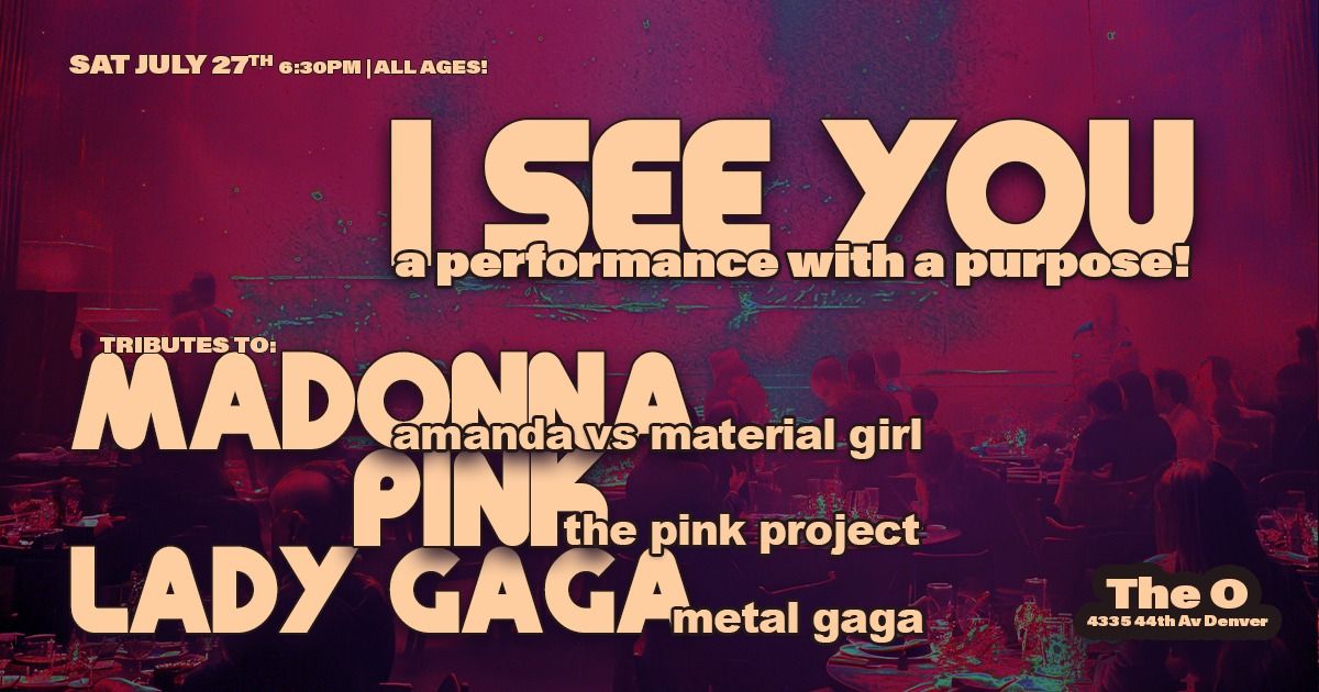 MADONNA, PINK, GAGA Tributes for I SEE YOU - BENEFIT SHOW! Material Girl
