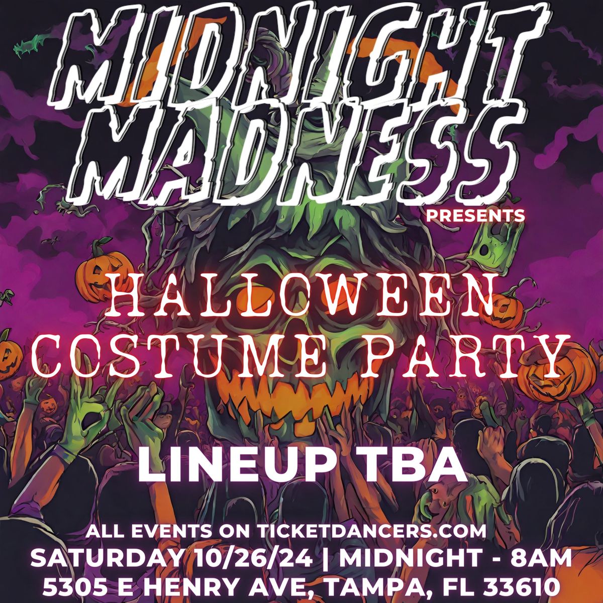 Midnight Madness presents Halloween costume Party