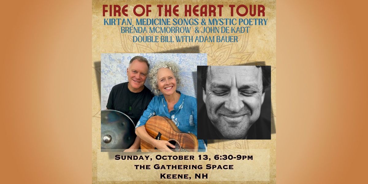 An Evening of Kirtan, Medicine Songs and Mystic Poetry with Brenda McMorrow, John de Kadt and Adam B