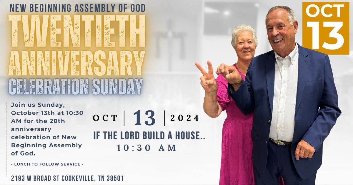 Twenty Year Church Anniversary Celebration