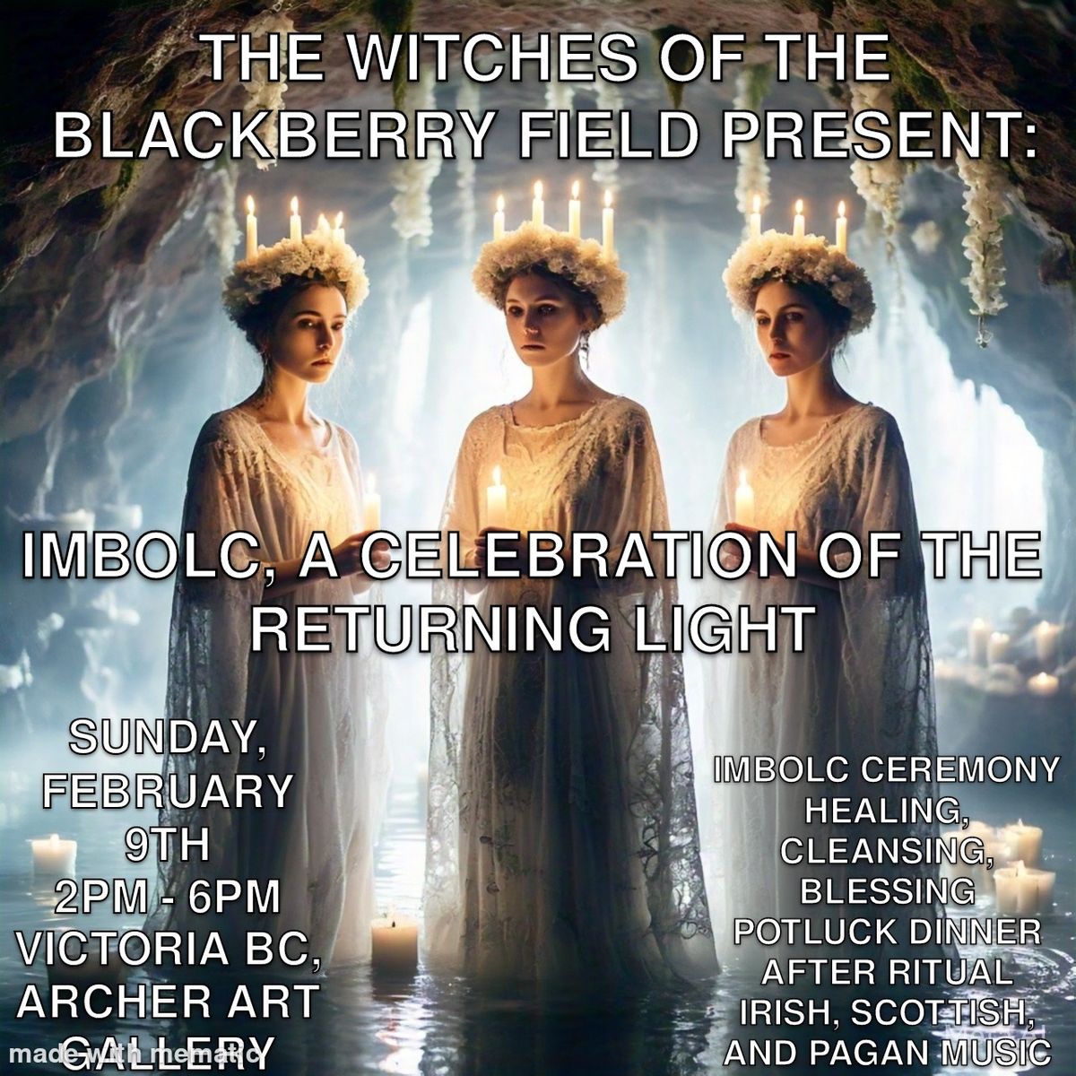 The Witches of The Blackberry Field Present: Imbolc a Celebration of The Returning Light 