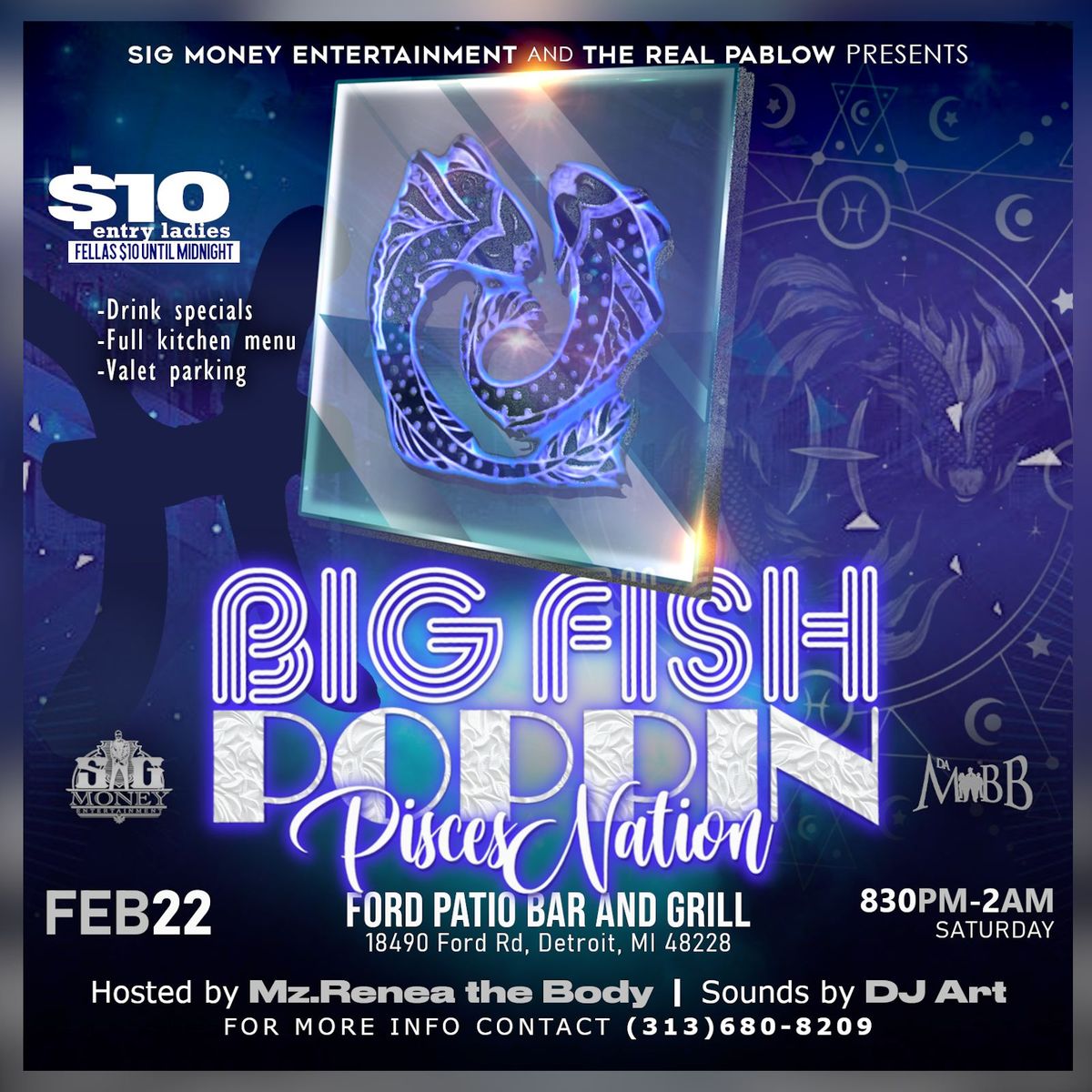 Big Fish Poppin (Pisces Nation)