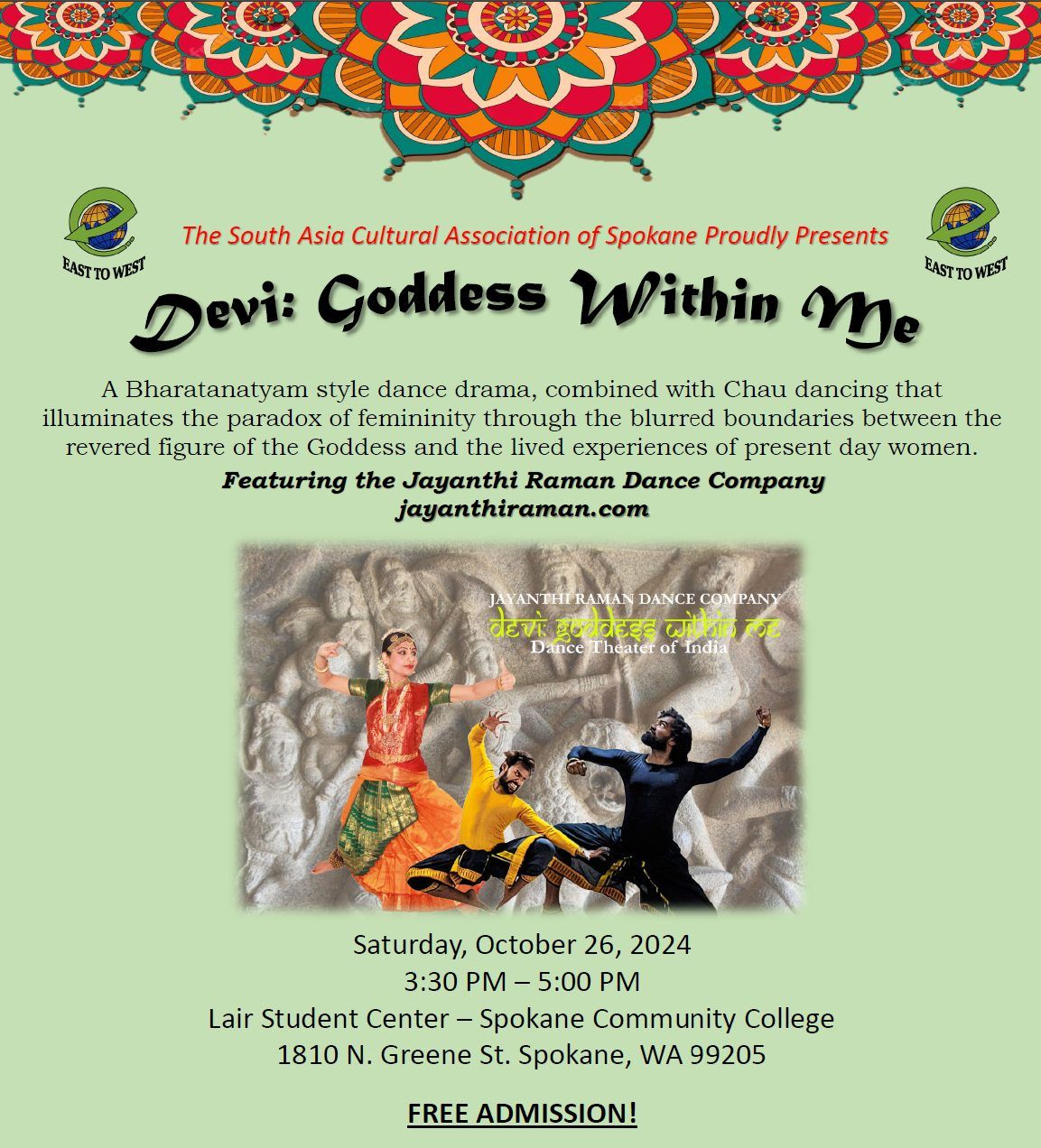 Devi: Goddess Within Me - A Bharatanatyam & Chau Dance Drama