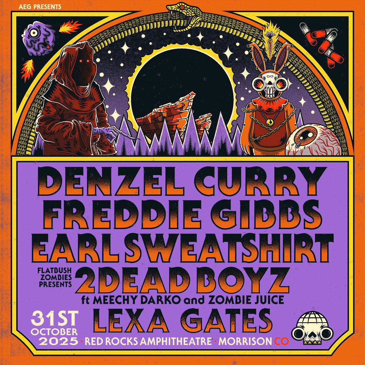 Denzel Curry Freddie Gibbs & Earl Sweatshirt