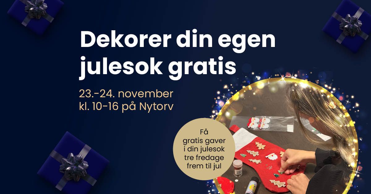 Dekorer din egen julesok