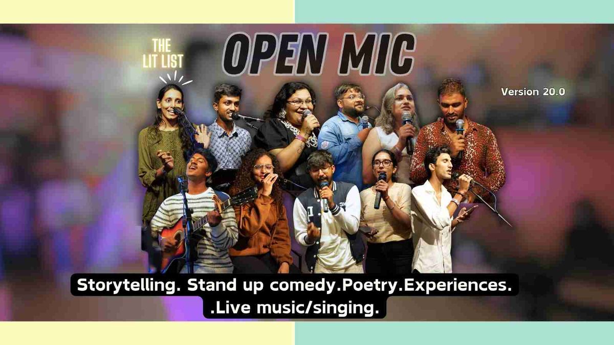 The Lit List Open Mic Version 20.0