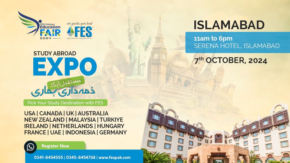 FES October Education Fair 2024 - Islamabad