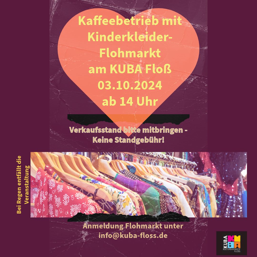 Kinderkleiderflohmarkt mit Kaffeebetrieb