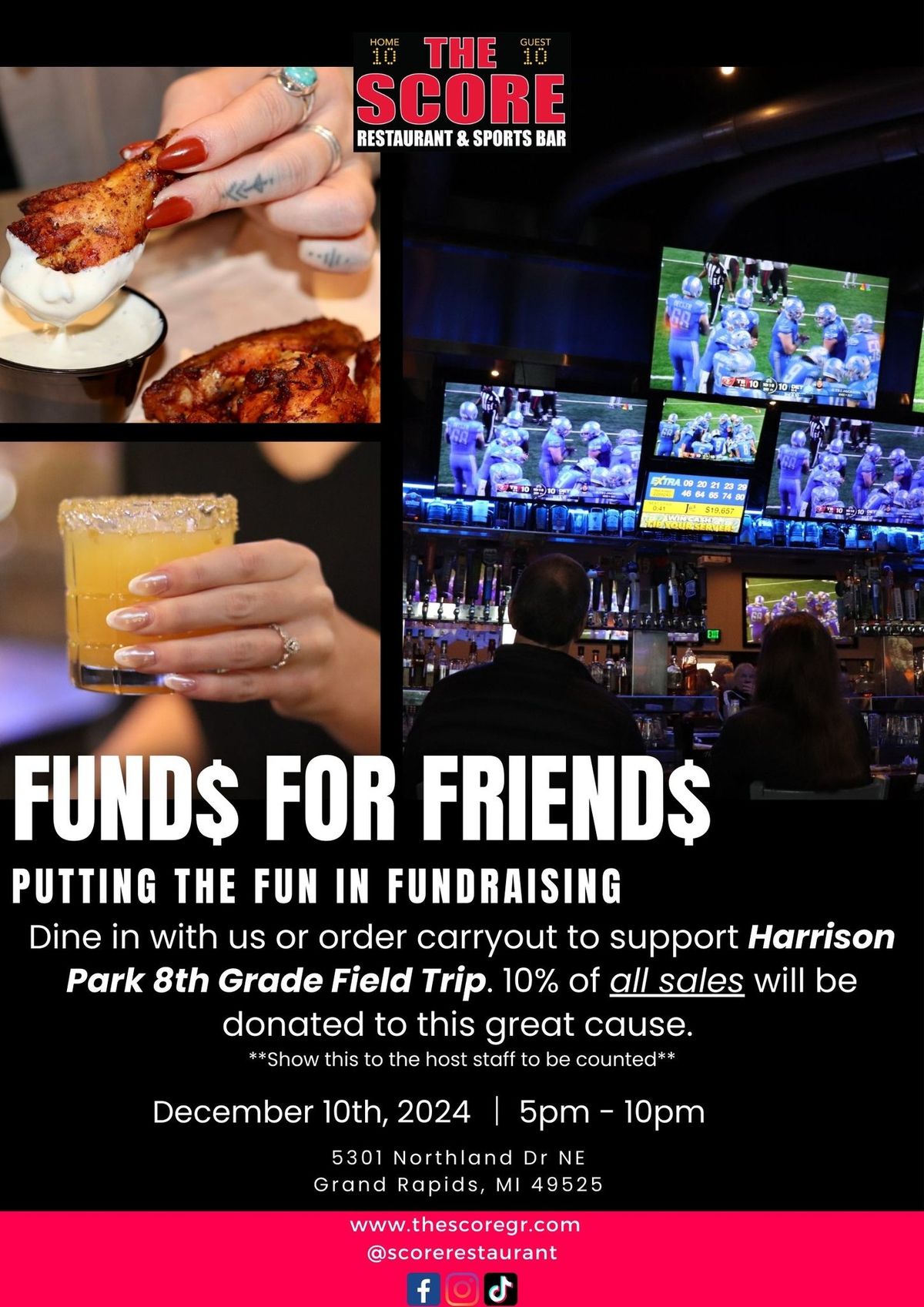 Funds for Friends: Harrison Park 8th Grade Field Trip