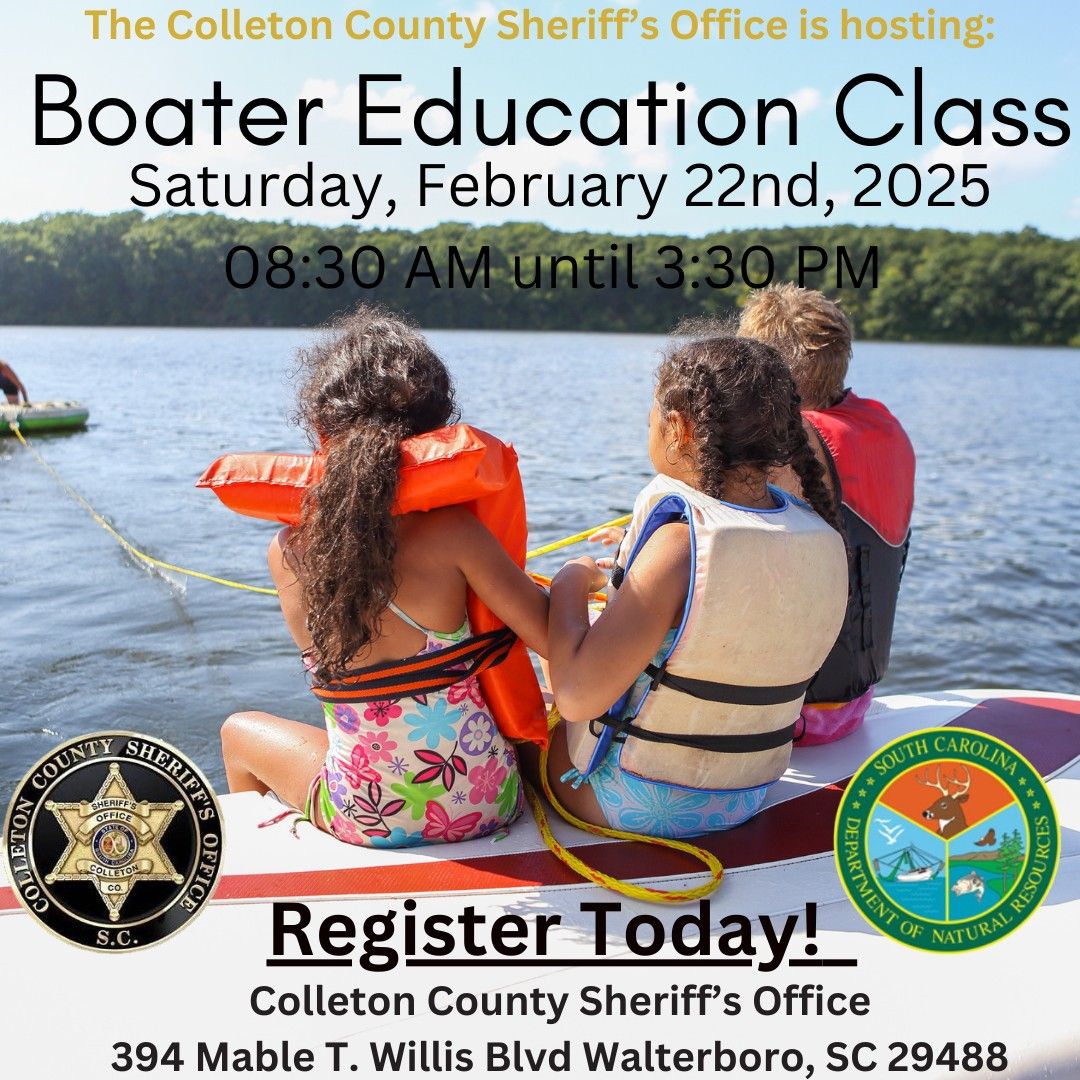 SC Boater's Education Class