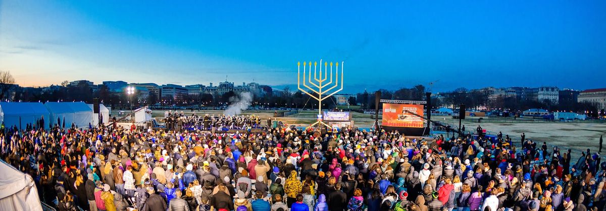 National Menorah on the Ellipse 2024