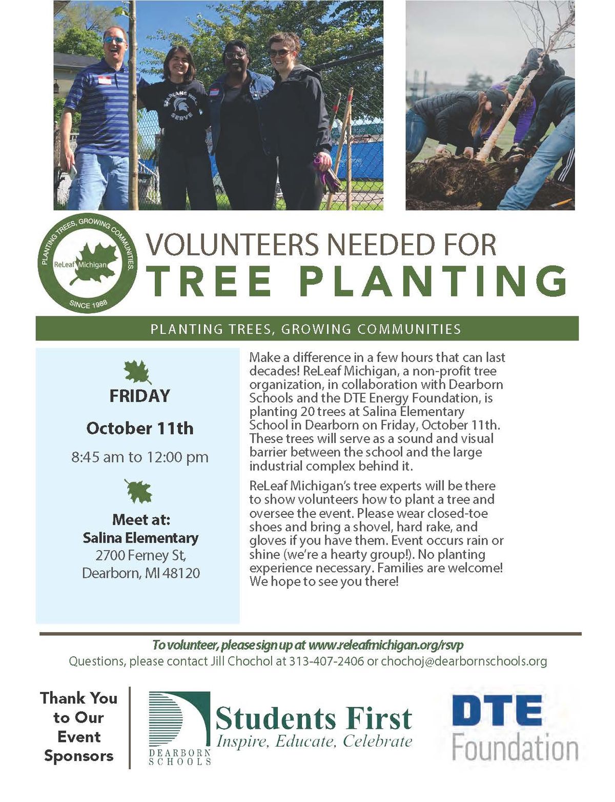 Tree Planting in Dearborn