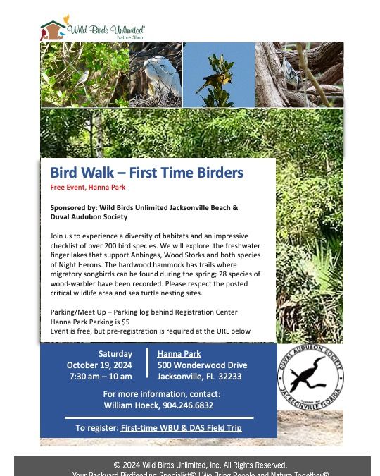 Bird Walk - First Time Birders