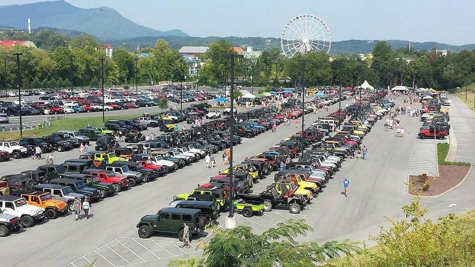 Great Smoky Mountain Jeep Invasion, Pigeon Tennessee, 25 August