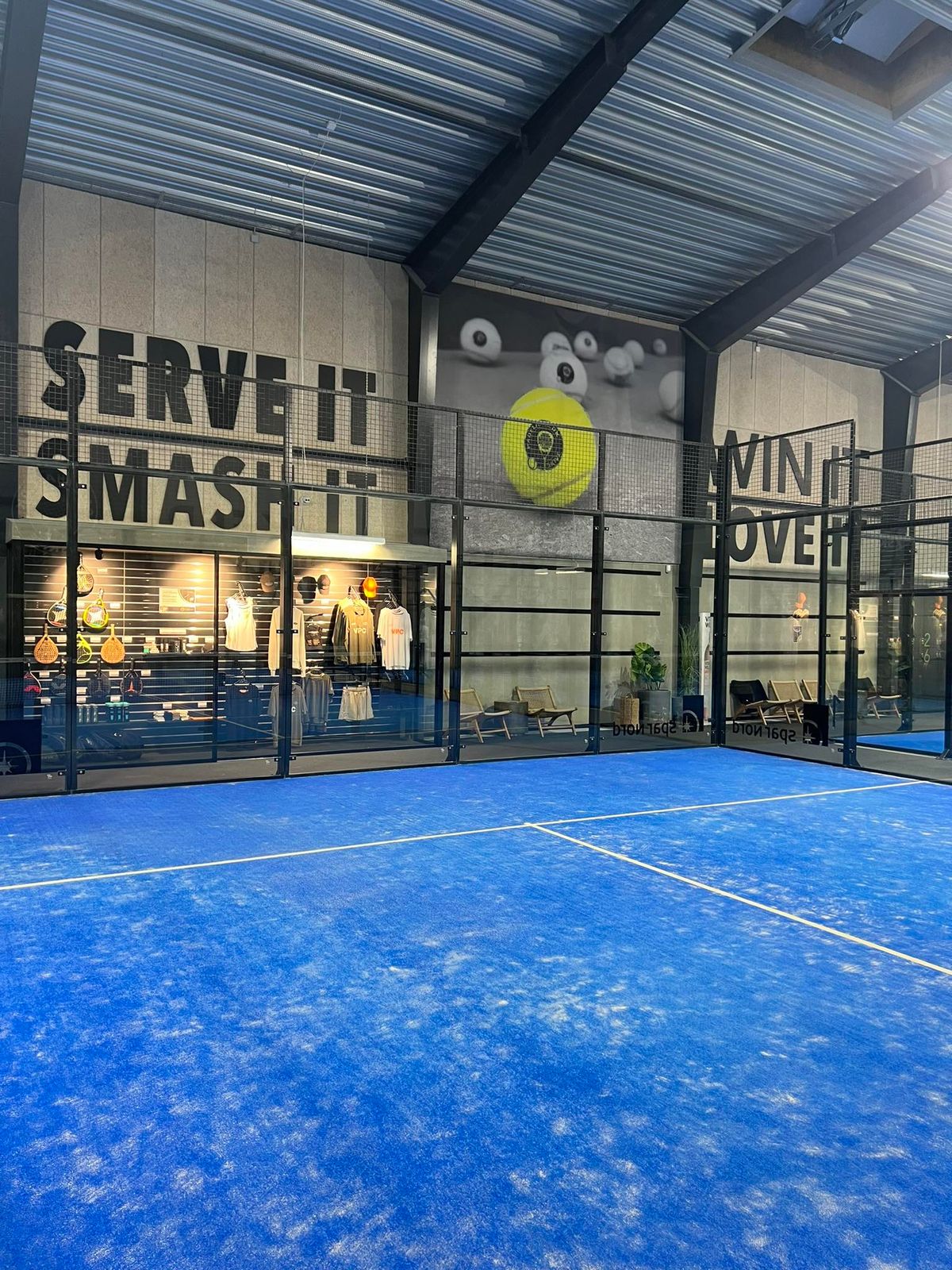 \u00c5bningsreception - Udvidelse af Padelhall Skive 