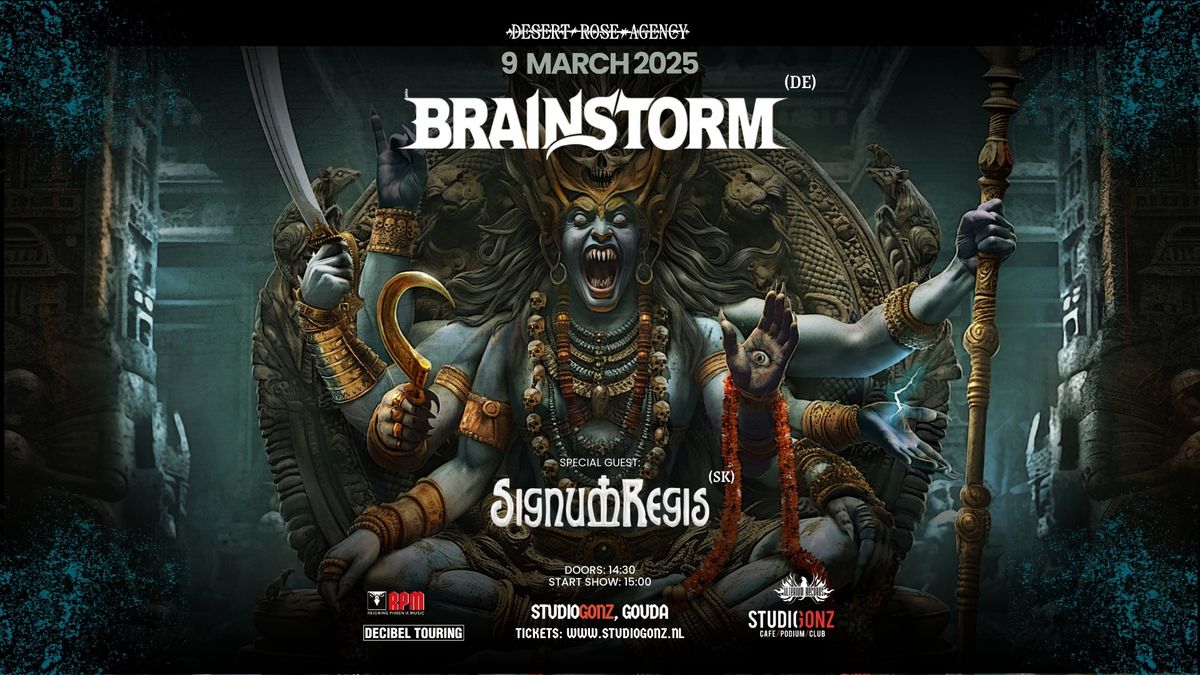 Brainstorm (DE) + Signum Regis (SK) = Power-metal matinee-show!