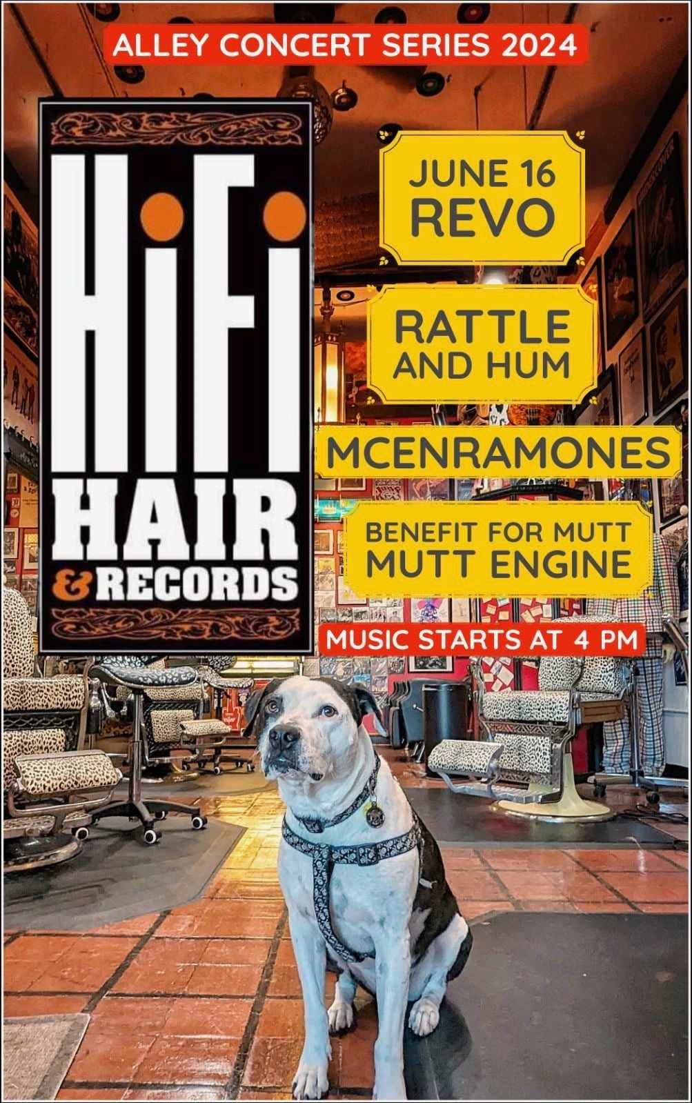 Mutt Mutt Engine Benefit at HiFi Hair & Records in Minneapolis