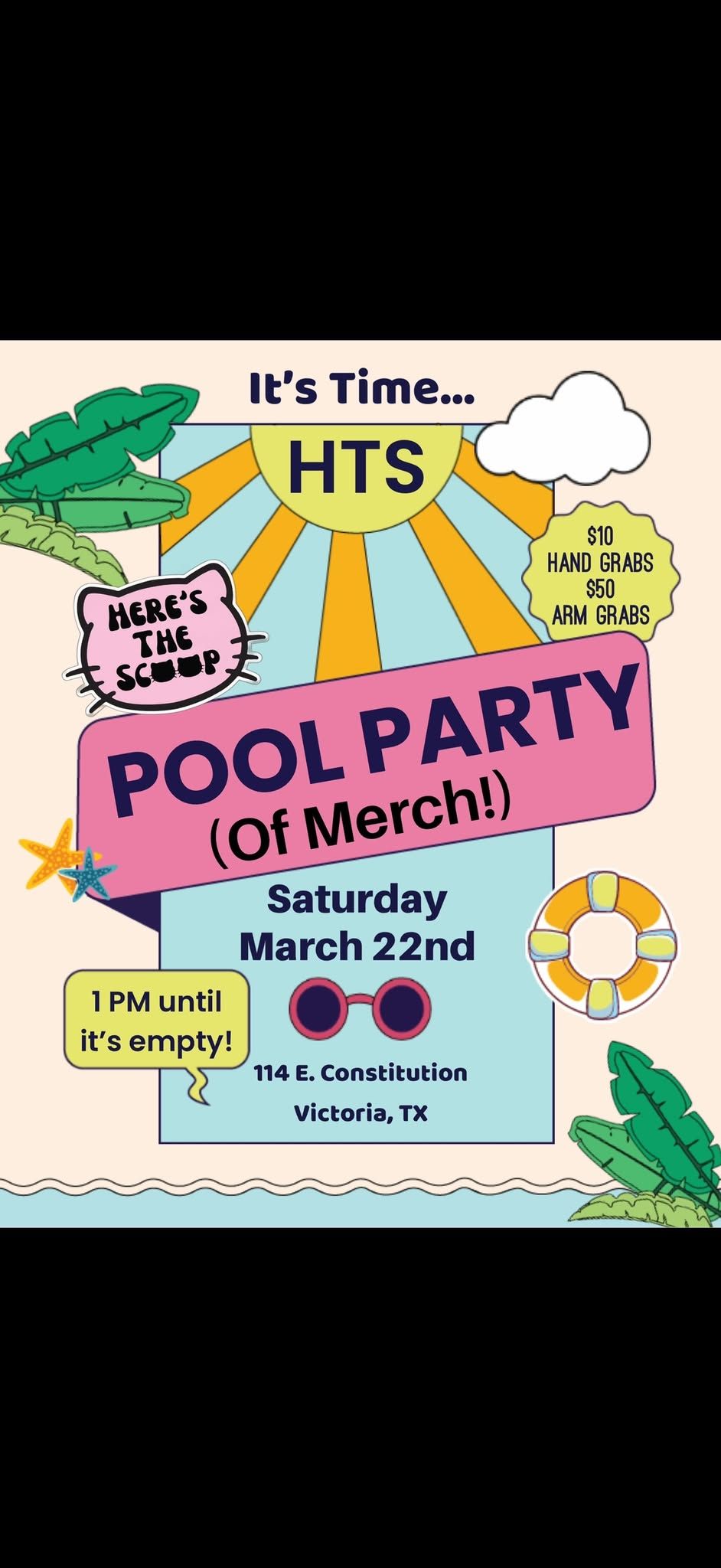 HTS Spring Break Pool Party (of Merch)