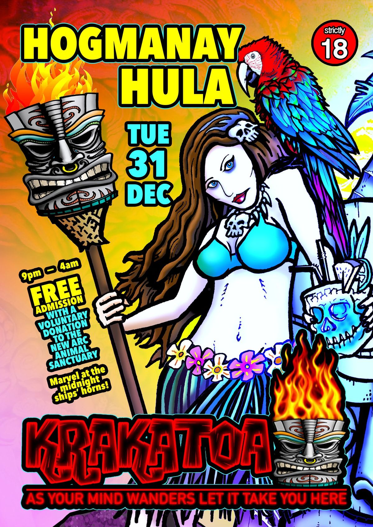 KRAKATOA'S HOGMANAY HULA 2024