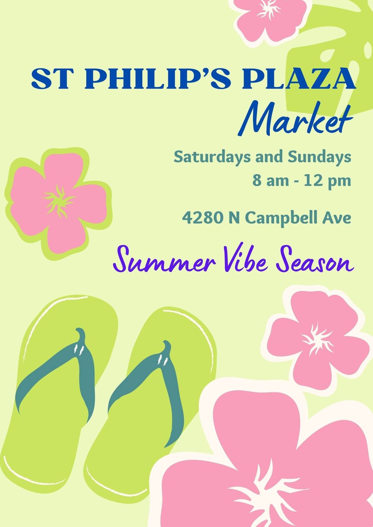 St Philip's Plaza Market Summer Vibe Season