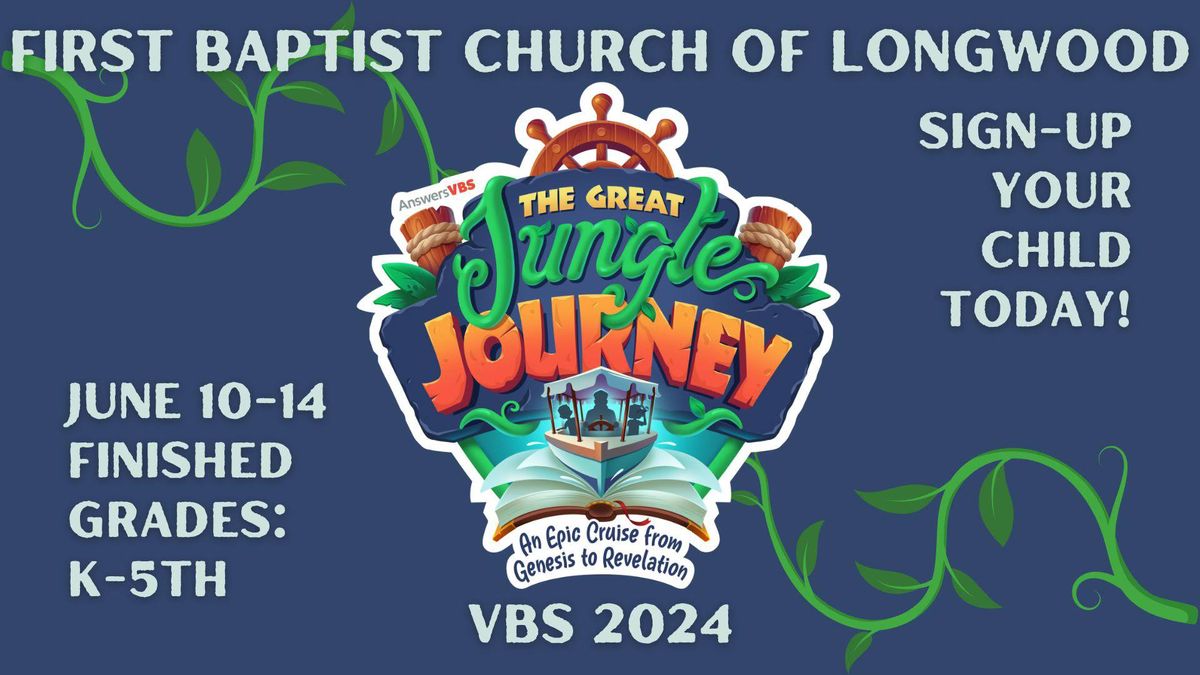VBS 2024 - The Great Jungle Journey - FREE
