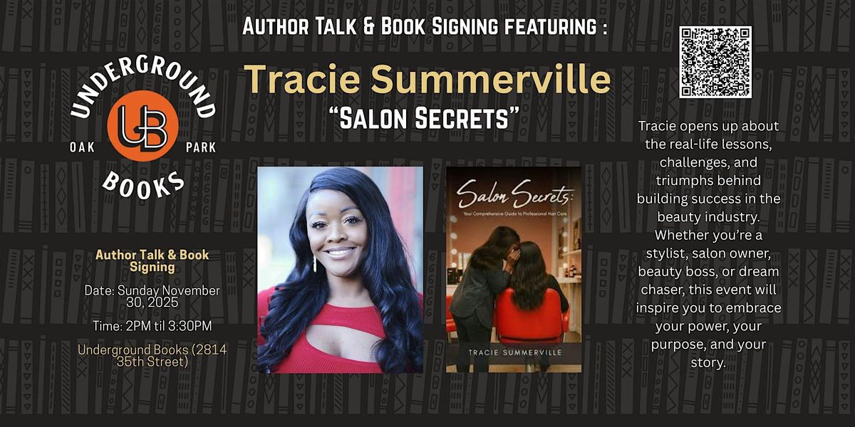 Author Talk and Book Signing featuring Tracie Sommerville