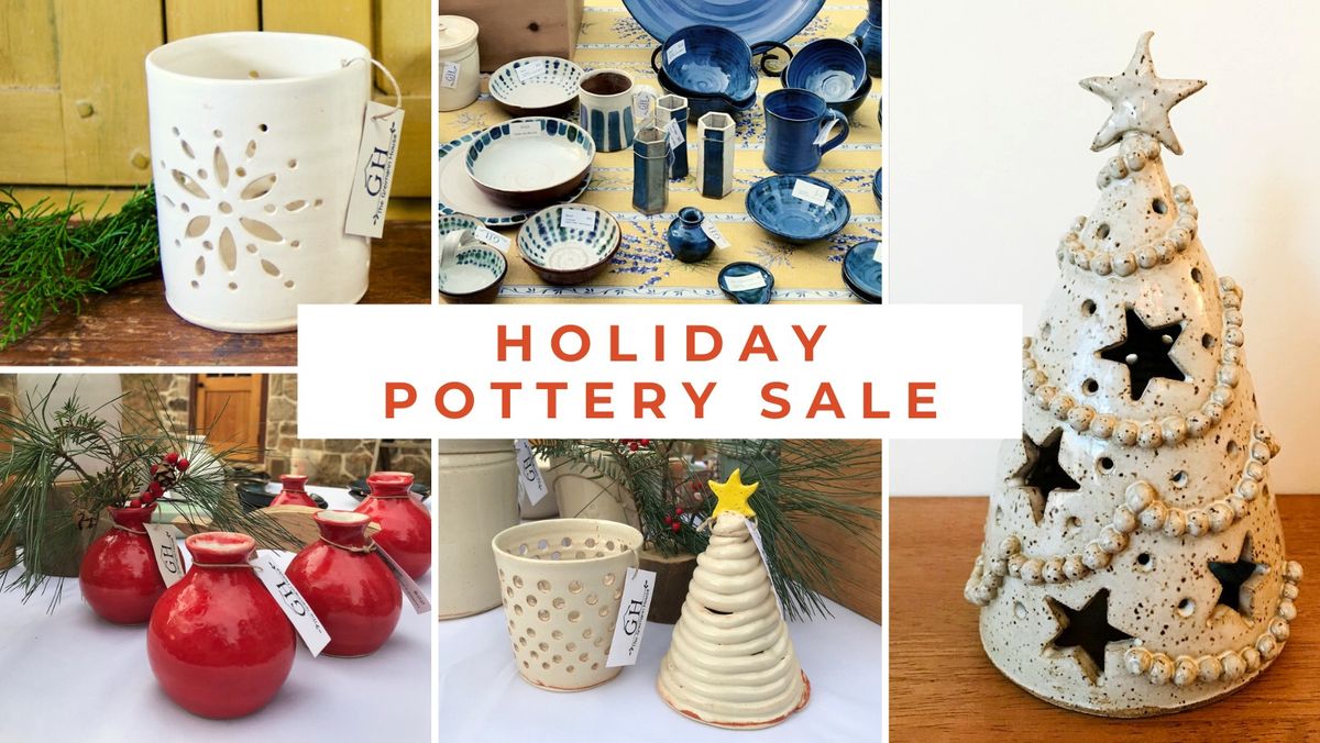 Holiday Pottery Sale at The Greimann House