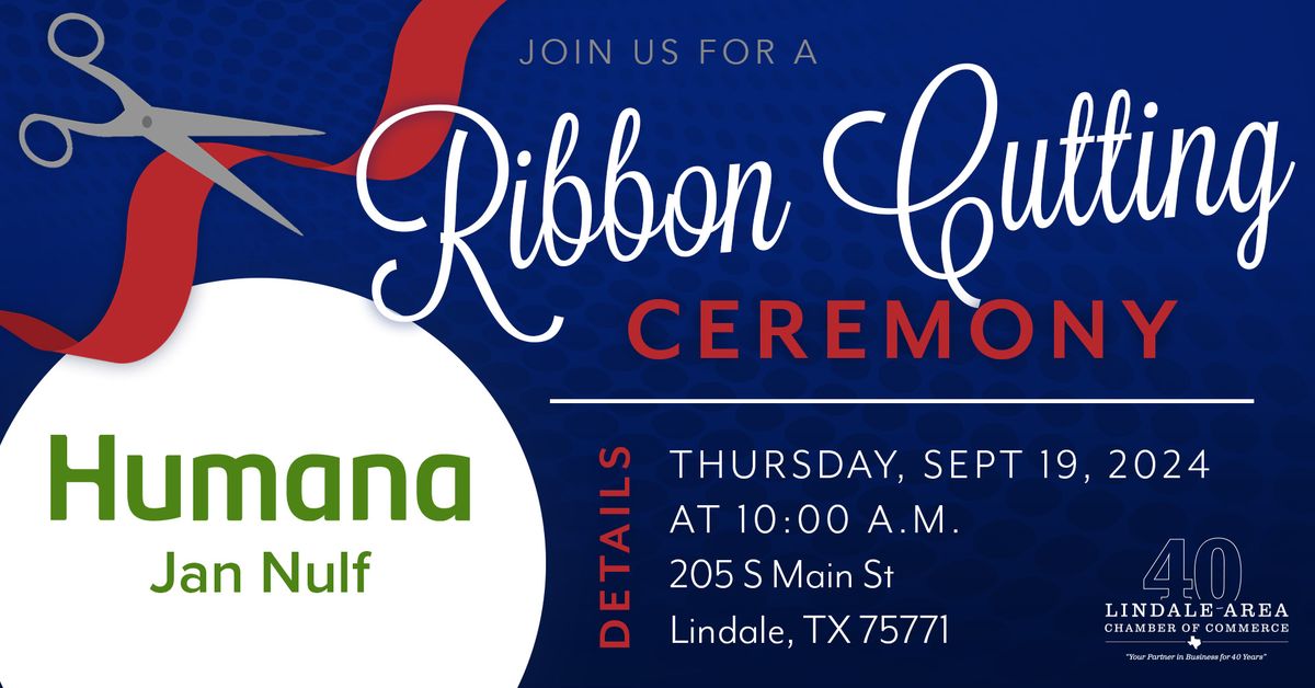 Ribbon Cutting: Humana - Jan Nulf