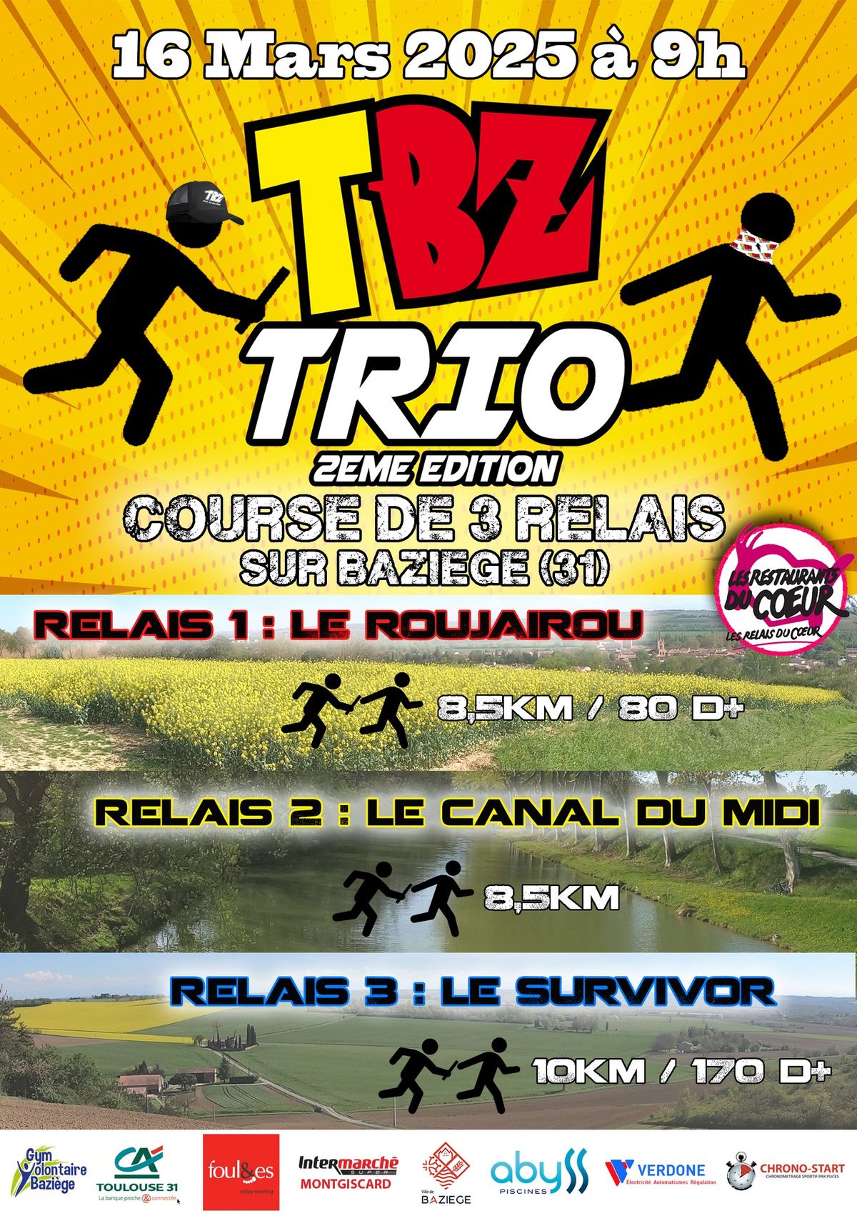 TBZ Trail de Bazi\u00e8ge TRIO 2eme \u00e9dition