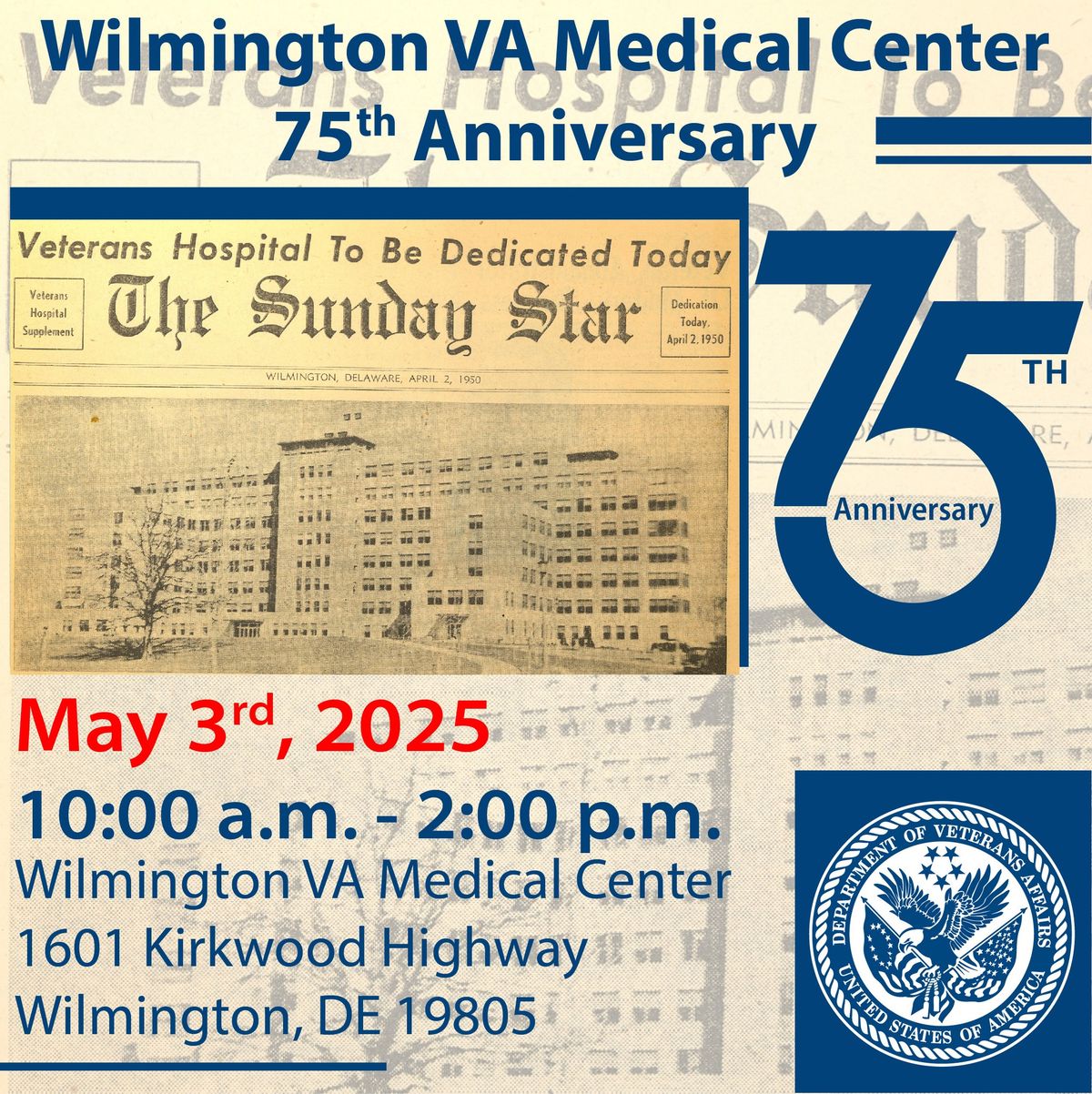 Wilmington VA Medical Center 75th Anniversary