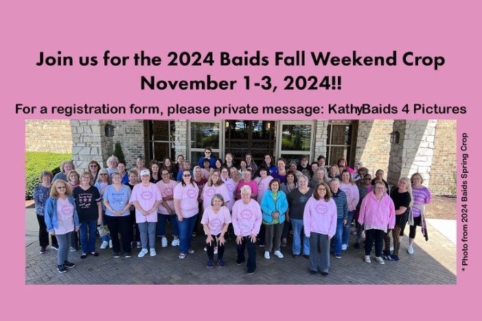 2024 Baids Fall Weekend Crop November 1-3, 2024!