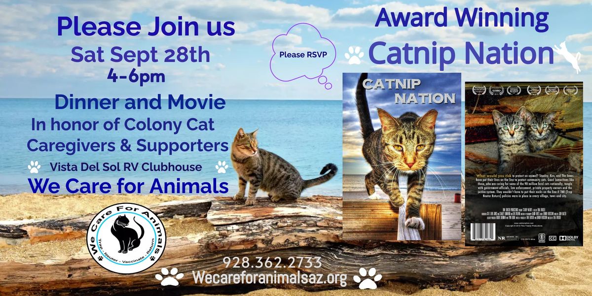 Dinner and a Movie with We Care for Animals