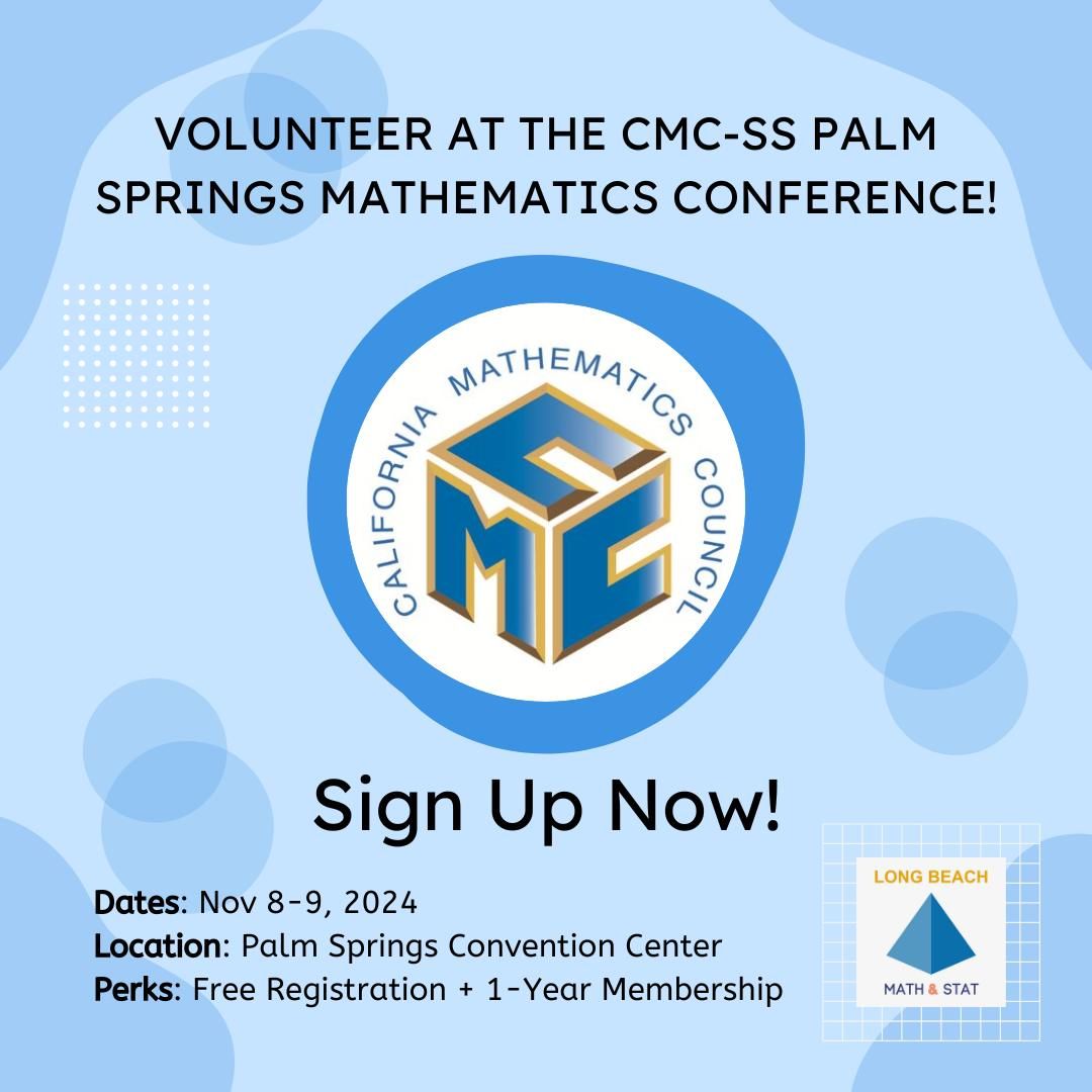 CMC-SS Palm Springs Mathematics Conference