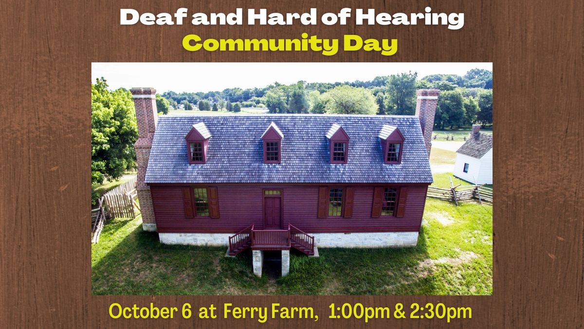 Deaf and Hard of Hearing Community Day