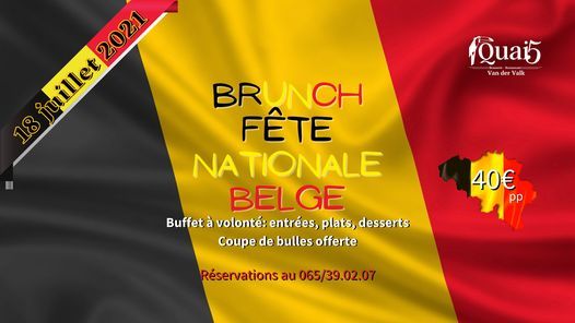 Brunch Fete Nationale Belge Quai5 Mons 18 July 2021