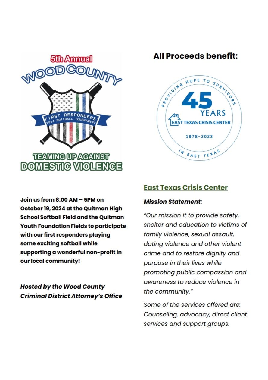 5th Annual First Responders' Softball Tournament 