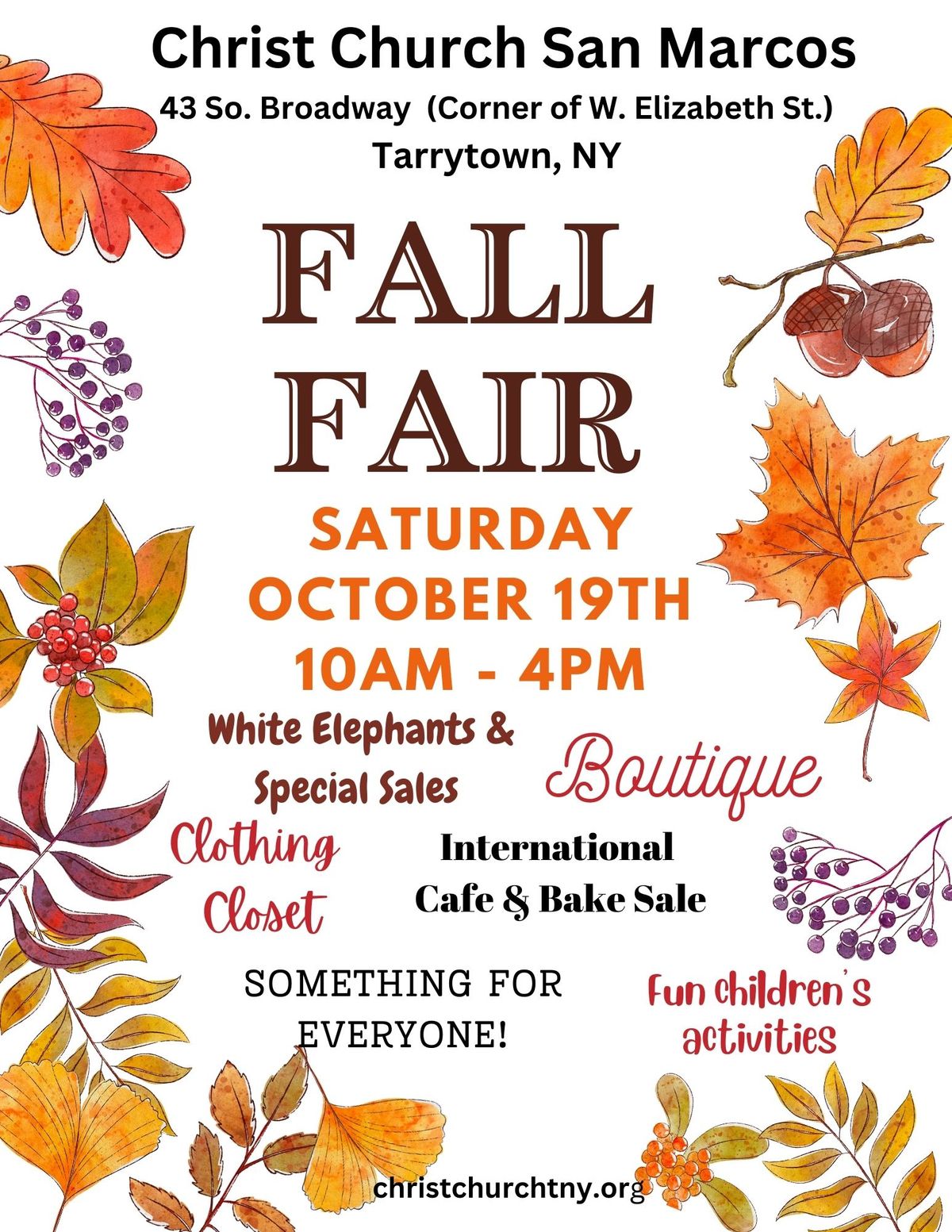 Christ Church Fall Fair