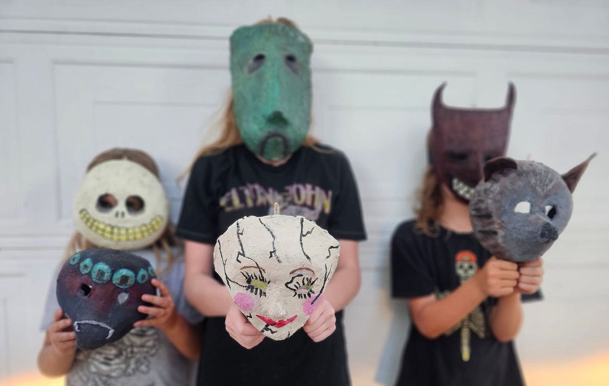 Paper Mache Mask Class (for kids)