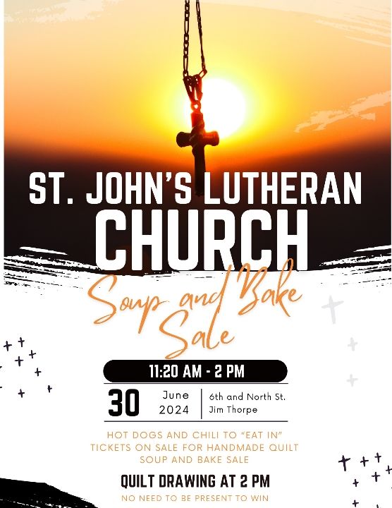 Church Soup&Chili&HotDogs&Bake Sale&Quilt Raffle 