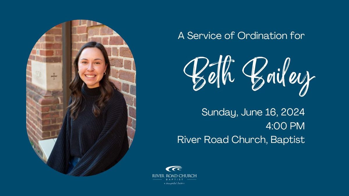 A Service of Ordination for Beth Bailey